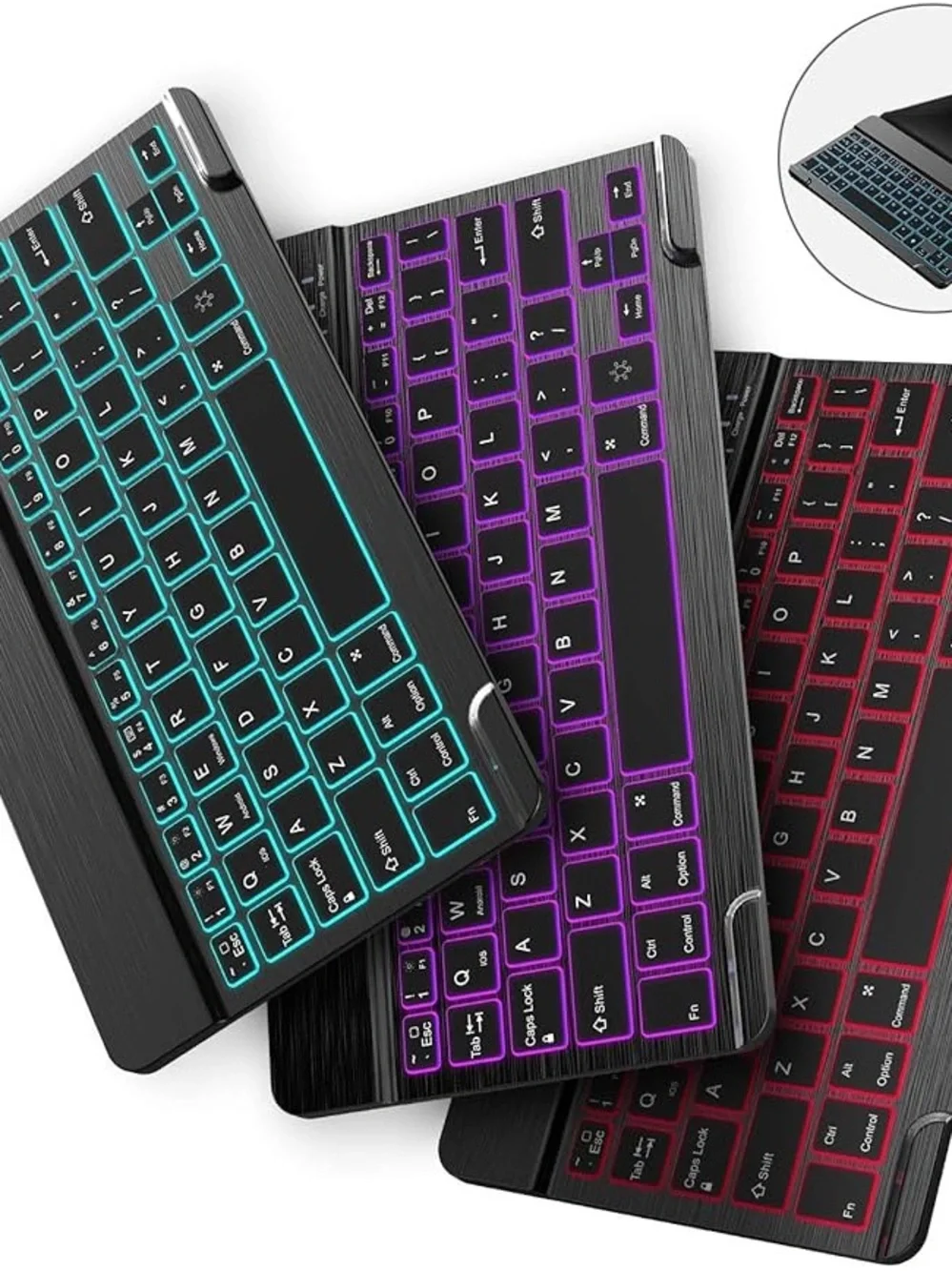 Backlit Bluetooth Keyboard - Multicolor LED